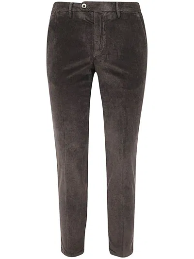 Michael Coal Mc-brad Plus 2741 Capri Trousers In Brown