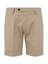 Michael Coal Men Shorts 3953 Cotton In Brown