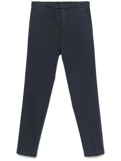 Michael Coal Navy Blue Slim Cut Chino Pants