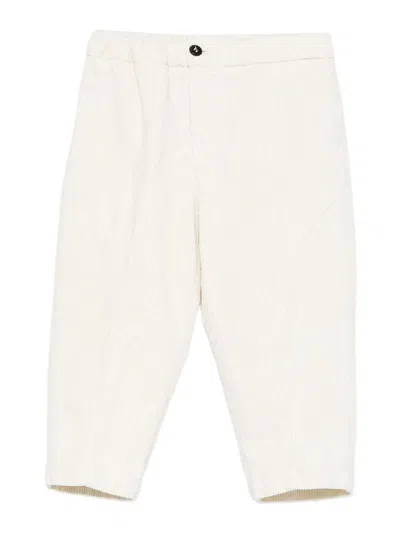 Michael Coal Kids' Corduroy Trousers In White