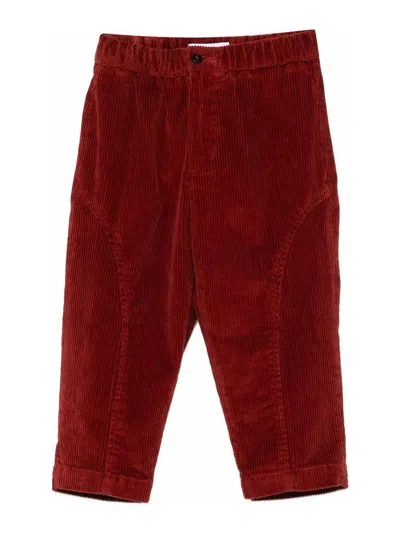 Michael Coal Kids' Corduroy Trousers In Brown