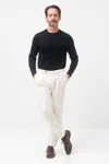 Michael Coal Pantalone In White