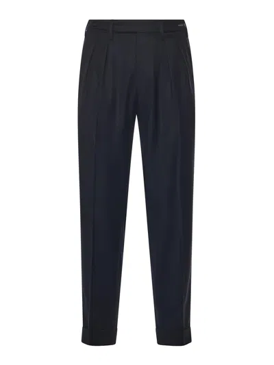 Michael Coal Tk America Pleated Trousers In Blue
