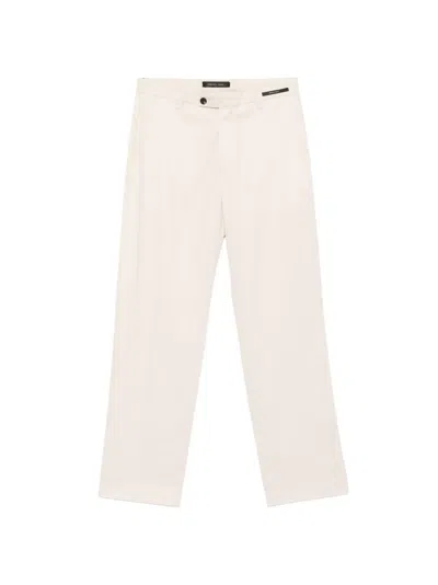 Michael Coal Patch-detail Trousers In White