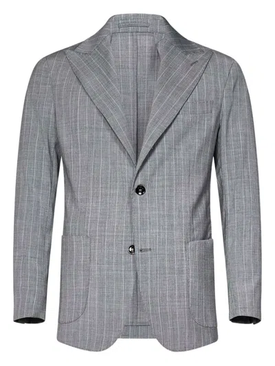 MICHAEL COAL PINSTRIPED BLAZER
