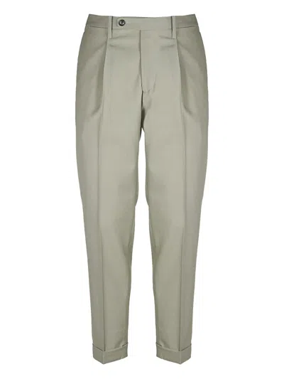 Michael Coal Pleated Tailored Trousers In Gray