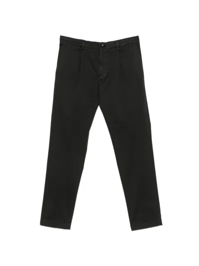 Michael Coal Pleated-detail Trousers In Black
