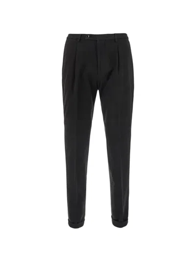 Michael Coal Pleated-detail Turn-up Trousers In Animal Print