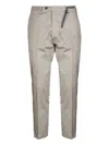 Michael Coal Pressed-crease Trousers In Neutral