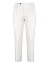 Michael Coal Pressed-crease Trousers In White