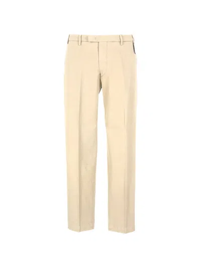 Michael Coal Pressed-crease Straight-leg Trousers In Neutral