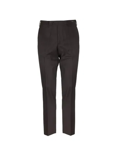 Michael Coal Pressed-crease Tailored Trousers In Black