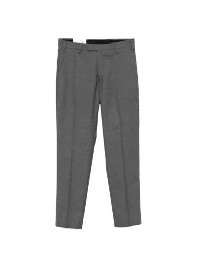 Michael Coal Pressed-crease Tailored Trousers In Gray