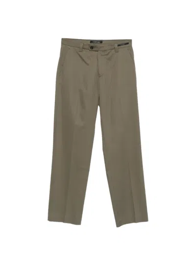 Michael Coal Pressed-crease Trousers In Green
