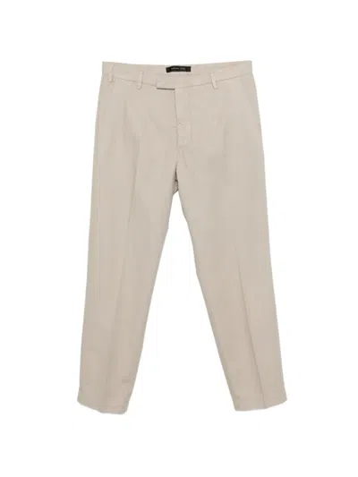 Michael Coal Pressed-crease Trousers In Neutral