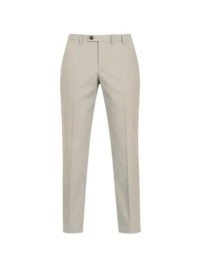 Michael Coal Pressed-crease Trousers In Neutral