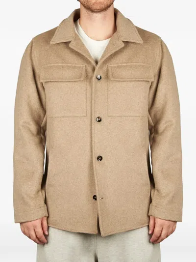 Michael Coal Single-breasted Jacket In Neutrals