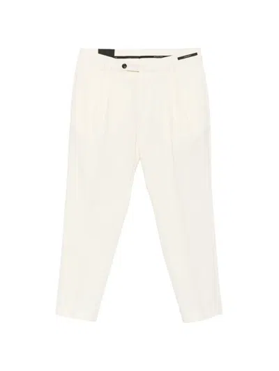 Michael Coal Stewart Pleated-design Trousers In White
