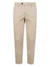 Michael Coal Stretch-cotton Pants In Neutral
