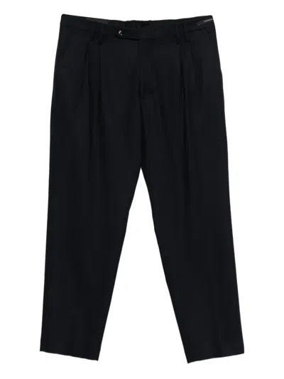Michael Coal Tailored Trousers In Black