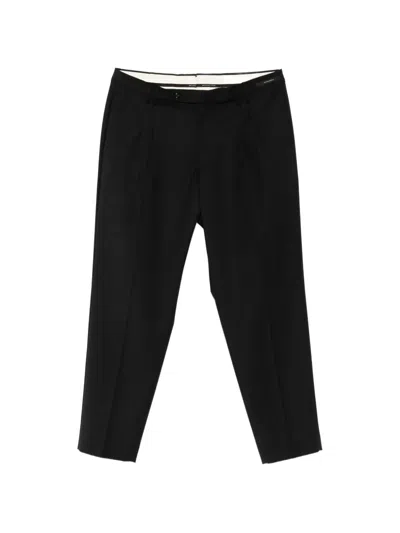 Michael Coal Tailored Trousers In Black