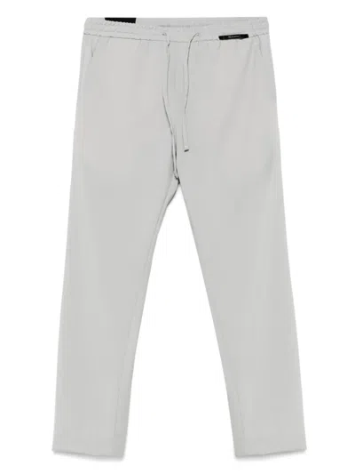 Michael Coal Tapered Trousers In 灰色