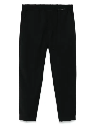 Michael Coal Tapered Trousers In Black