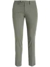 Michael Coal Tapered Trousers In Green