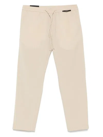 Michael Coal Tapered Trousers In Neutrals