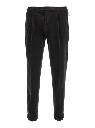 Michael Coal Tech Fabric Cotton Trousers In Multi
