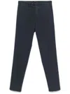 Michael Coal Navy Blue Stretch Trousers In Blue