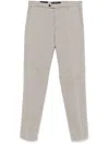 Shop Michael Coal Grey Stretch Trousers