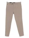 Michael Coal Belt-loops Trousers In Neutral