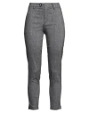 Michael Coal Woman Pants Black Size 26 Cotton, Linen, Elastane In Black