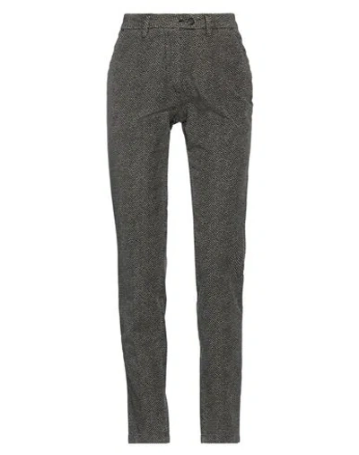 Michael Coal Woman Pants Charcoal Size 31 Cotton, Elastane In Grey