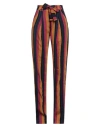 Michael Coal Woman Pants Mauve Size 26 Viscose, Lycra, Acrylic In Purple
