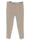Michael Coal Wool-blend Trousers In Neutral
