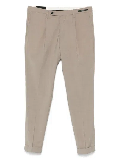Michael Coal Wool-blend Trousers In Neutral