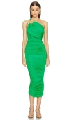 Michael Costello X Revolve Kiera Midi Dress In 鲜绿
