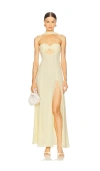 Michael Costello X Revolve Marie Gown In Yellow
