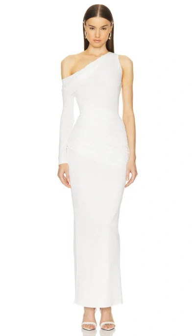 Michael Costello Mireille Maxi Dress In White