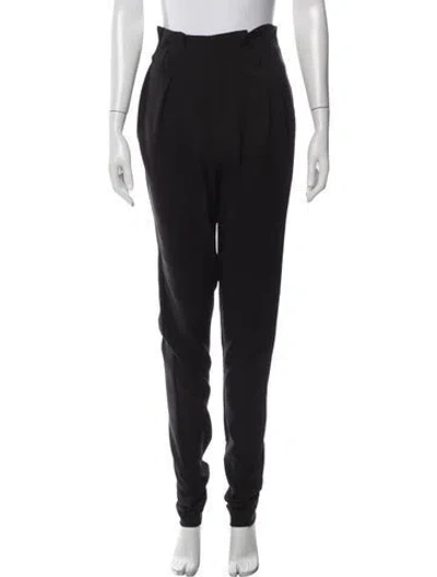 Pre-owned Michael Costello Straight Leg Pants In Black