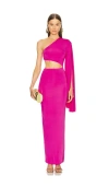Michael Costello Abendkleid Aaliyah In Fuchsia