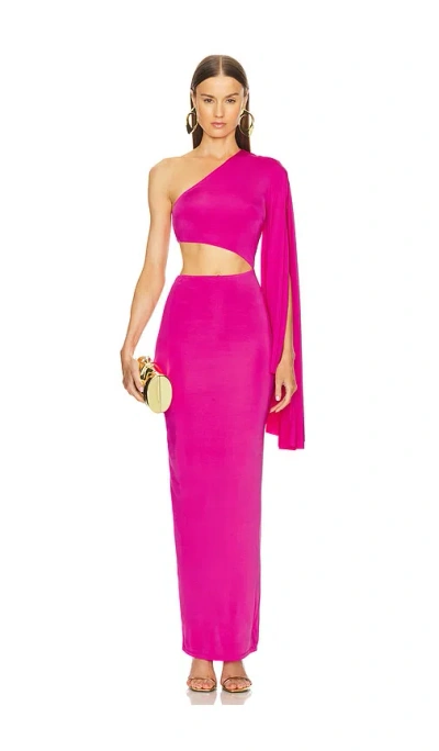 Michael Costello Abendkleid Aaliyah In Fuchsia