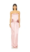 Michael Costello X Revolve Abelina Gown In 玫瑰