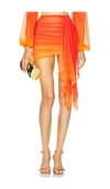 Michael Costello X Revolve Adia Mini Skirt In Red Ombre