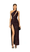 Michael Costello Abendkleid Analeah In Purple