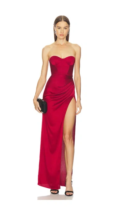 Michael Costello X Revolve Batida Gown In Red
