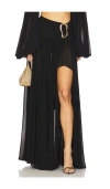 Michael Costello X Revolve Blair Maxi Skirt In 黑色