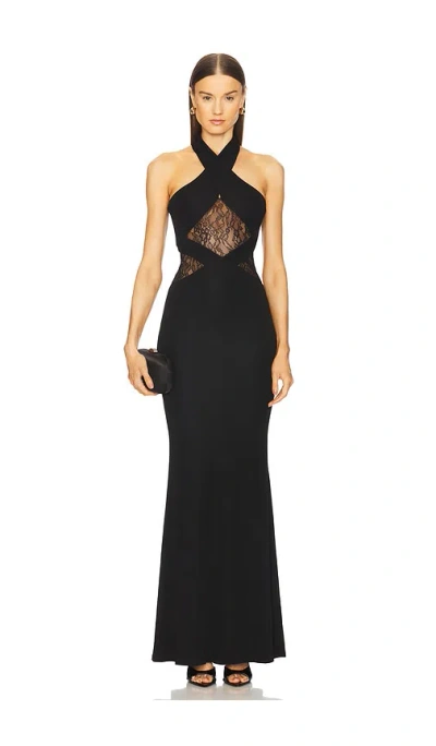 Michael Costello X Revolve Calithea Gown In 黑色